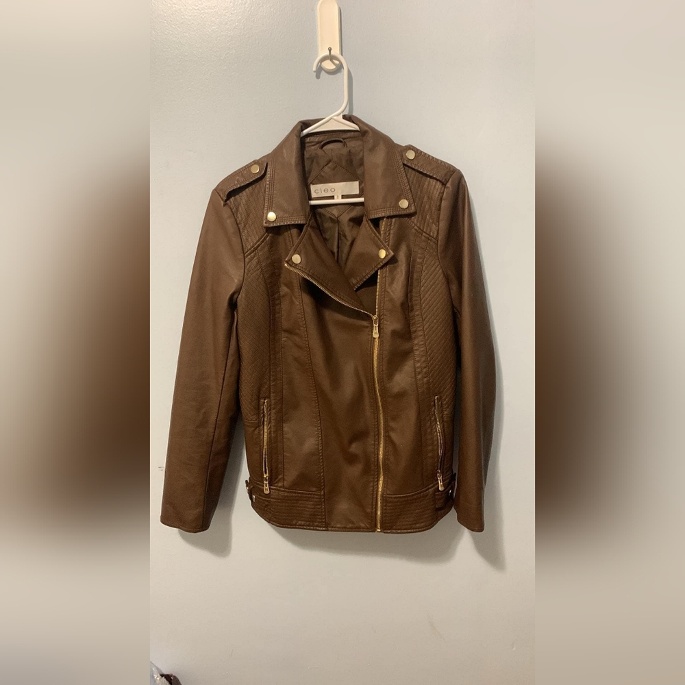 Cleo faux leather jacket